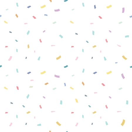 Seamless geometric pattern many ribbon colorful stripes abstract template vector illustrationのイラスト素材