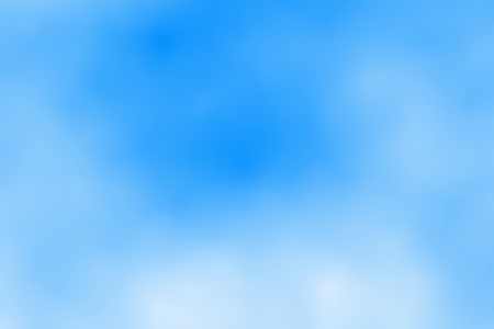 Blue sky with clouds, blurred backgroundの写真素材