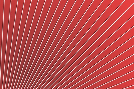 Diagonal line structure on red plastic wall surface, abstract backgroundの写真素材