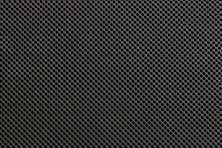 Texture of dirty on black metal grate wall, abstract pattern background