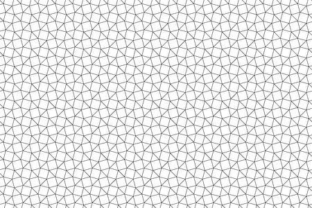 Abstract pattern background, black triangle outline with square grid meshの写真素材