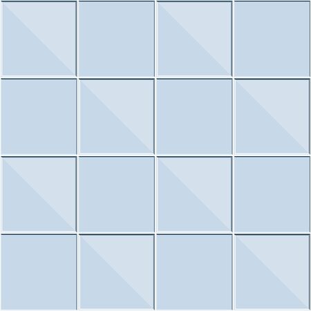 Abstract seamless pattern, blue ceramic tiles wall or glass block vector illustrationのイラスト素材