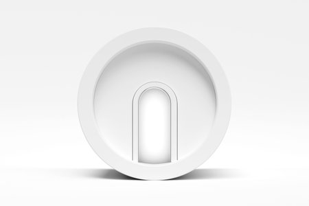 3d white plastic siding surface. Abstract  texture background. Plastic board white wall texture.3D renderingの写真素材