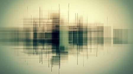 Abstract futuristic - Molecules technology with polygonal shapes background, digital technology concept, Generative AI illustrationの素材