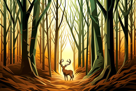 llustration images, Ecosystem restoration, environment day concept tree background. Ecology project concept, Generative AI illustrationの素材