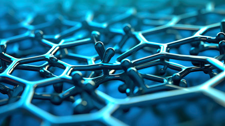 Medical studies of molecular structures. Science in the service of human. Technologies of the future in our life. molecule of medicine model, Generative AI illustrationの素材