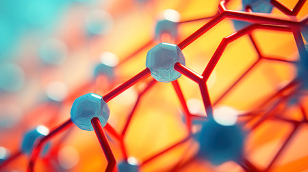 Medical studies of molecular structures. Science in the service of human. Technologies of the future in our life. molecule of medicine model, Generative AI illustrationの素材
