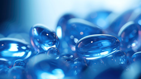 Medical studies of molecular structures. Science in the service of human. Technologies of the future in our life. molecule of medicine model, Generative AI illustrationの素材