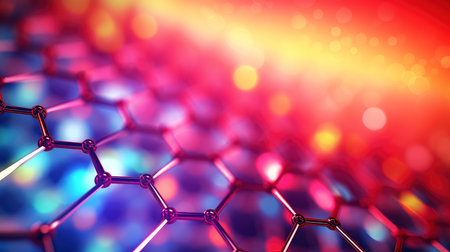 Medical studies of molecular structures. Science in the service of human. Technologies of the future in our life. molecule of medicine model, Generative AI illustrationの素材