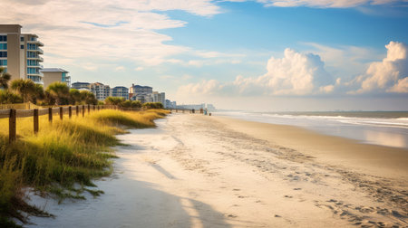 Empty asphalt road beside the sea background, highway beside the sea, outdoors horizontal image, Generative AI illustrationの素材