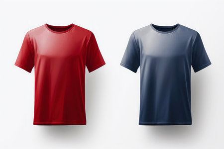 Mockup sports football team uniforms multicolors shirt, Generative AI illustrationの素材