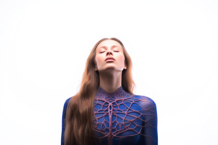 Symptoms of health issues and disease,diseases symptoms concept, Generative AI illustrationの素材