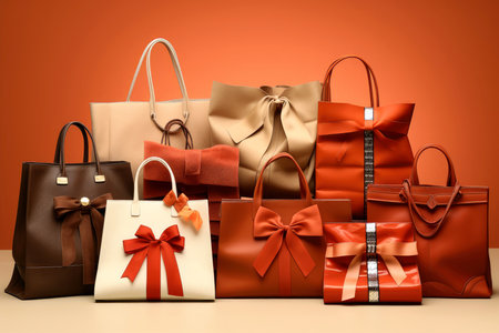Goods,online shopping e-commerce ,Shop cart, advertising of black friday cheap cargo concept, Generative AI illustrationの素材