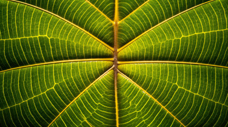 Close up texture leaf structure macro photography, abstract texture, Generative AI illustrationの素材