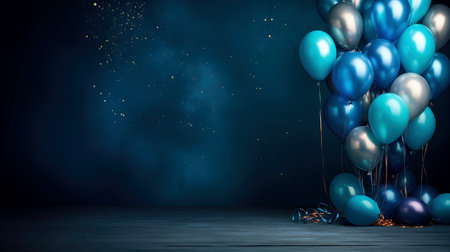 Happy New Year, New Year holidays background,decor on christmas background, Generative AI illustrationの素材