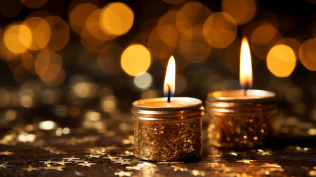 Happy New Year, New Year holidays background,decor on christmas background, Generative AI illustrationの素材