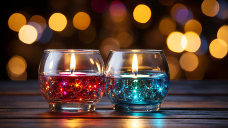 Happy New Year, New Year holidays background,decor on christmas background, Generative AI illustrationの素材