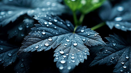 Close up texture leaf structure macro photography, abstract texture, Generative AI illustrationの素材