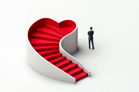 Abstract 3d human character health care concept,psychotherapy,doctor,disease treatment, Generative AIの素材