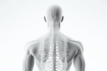 Abstract 3d human character health care concept,psychotherapy,doctor,disease treatment, Generative AIの素材