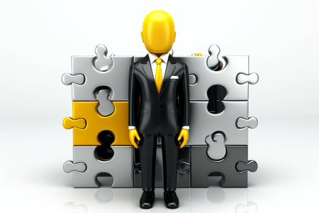 Abstract 3d human character health care concept,psychotherapy,doctor,disease treatment, Generative AIの素材