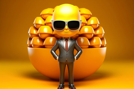 Abstract 3d human character health care concept,psychotherapy,doctor,disease treatment, Generative AIの素材