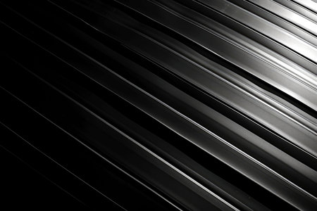 Close-up black metallic object, abstract wall pattern background, Generative AIの素材