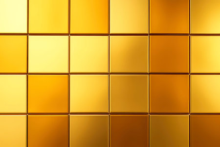 Close-up gold metallic object, abstract background, Generative AIの素材