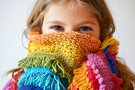 Close-up,Symptoms of health issues and disease on child, medical treatment concept, Generative AIの素材