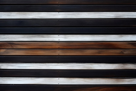 Close-up, wood board background,empty wooden wall, Generative AIの素材