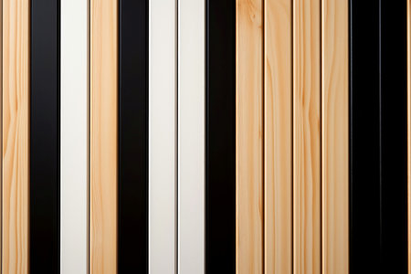 Close-up, wood board background,empty wooden wall, Generative AIの素材