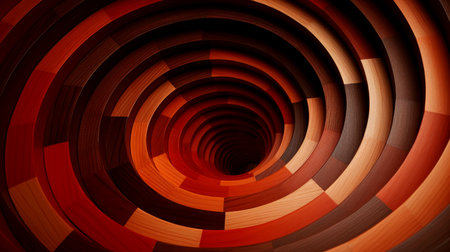 Close-up, wood marquetry wallpaper, abstract pattern background, Generative AIの素材