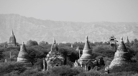 Bagan temple viewの写真素材