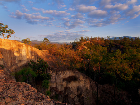 Pai canyon, Thailandの写真素材