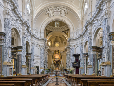 Santissima Annunziata Church, Turin, Italyのeditorial素材