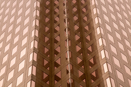 Office building dusk perspective pattern