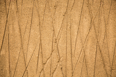 Crossing lines sandy abstract background nature yellow の写真素材