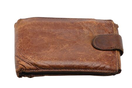 Purse on an isolated white background.Porte-monnaie