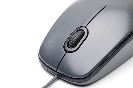 Computer mouse on a white isolated background