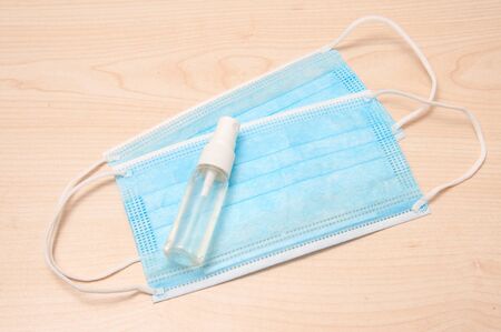 Protective medical face mask and effective alcohol solution for the prevention of exposed surfaces.