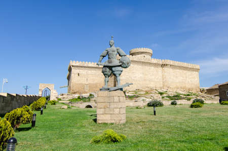 Ancient castle and museum on the outskirts of Baku in the village of Galaのeditorial素材