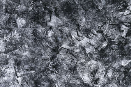 Black abstract background with cement texture
