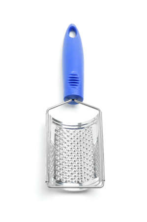 Garlic grater on isolated white backgroundの写真素材