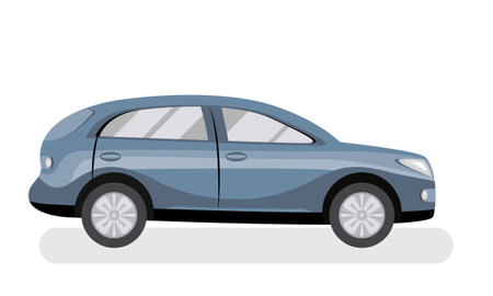 car vector illustration isolatedのイラスト素材