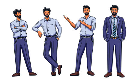 strong woman, fearless girl with strong muscle arm around, powerful female hand drawn vectorのイラスト素材