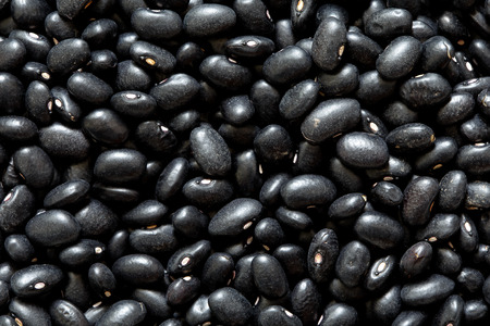 Background of black beans.の写真素材