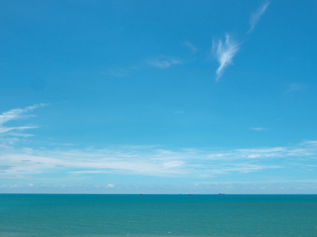 sky and seaの写真素材