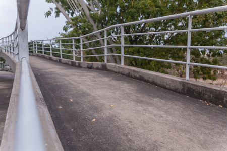 Ramp for disabled people access to the football stadiumの写真素材