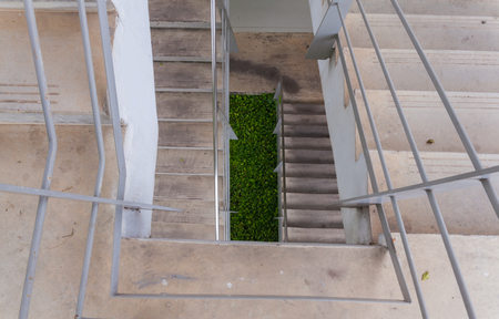 Stair of the modern office building in thailandの写真素材