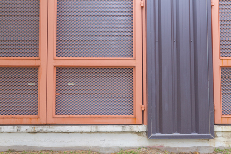 Door of the modern building at thailandの写真素材